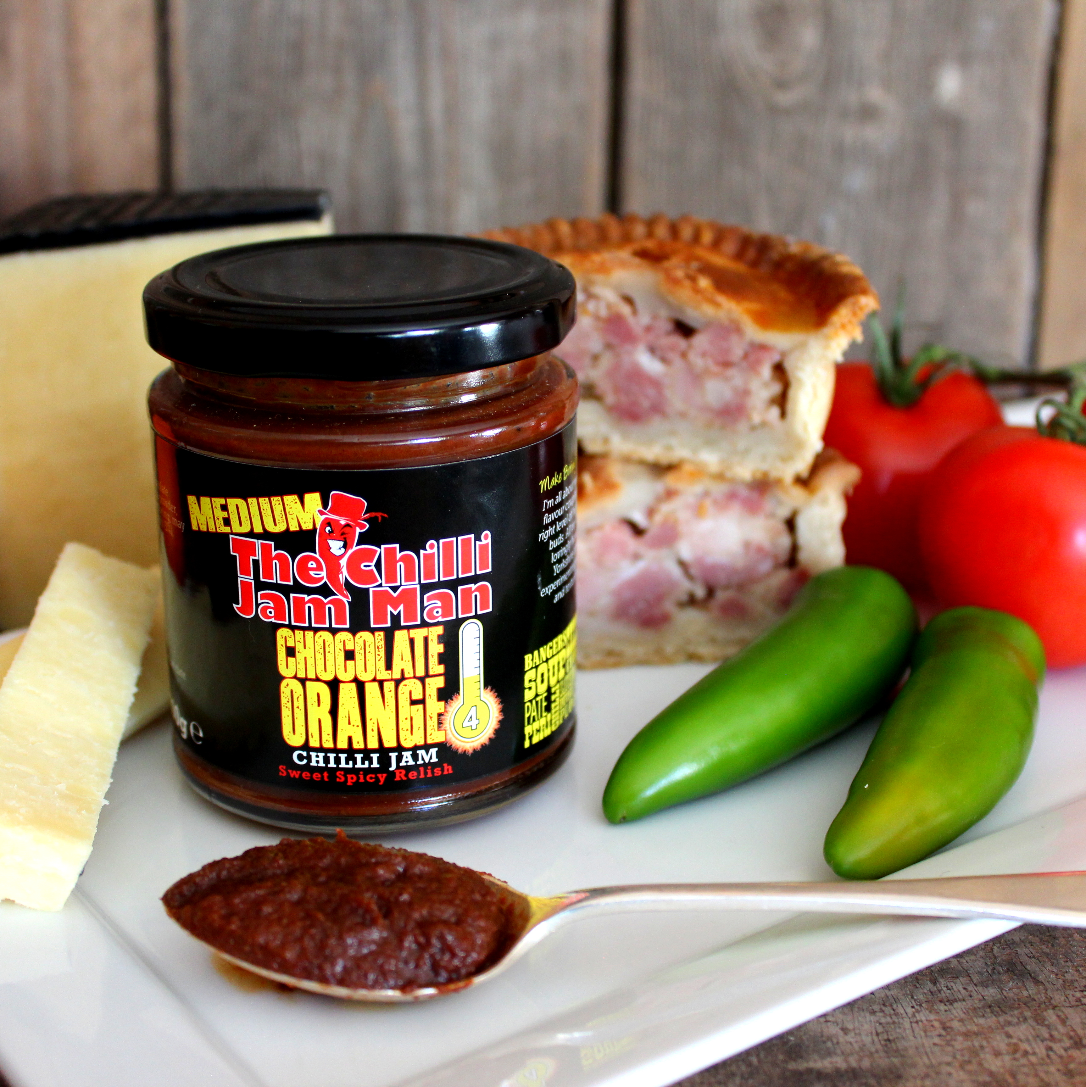 Chocolate Orange Chilli Jam 200G The Chilli Jam Man