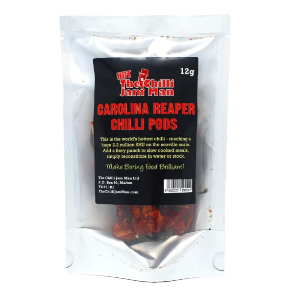 Carolina Reaper Chilli Pods 12g